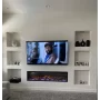 TV above electric Fireplace